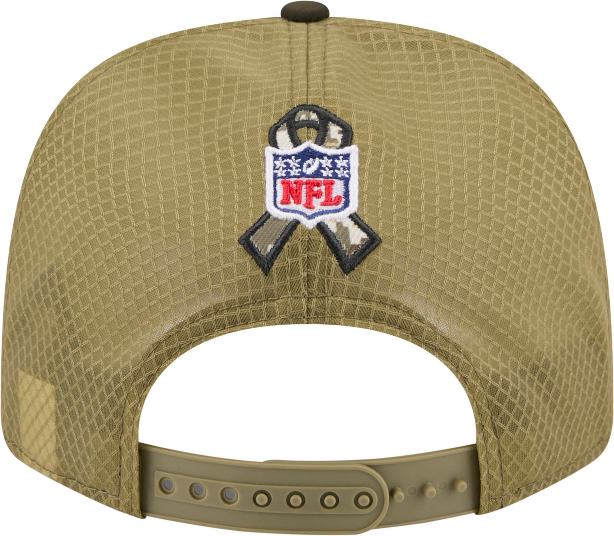 New Era Adult Pittsburgh Steelers Dark Moss Salute To Service 2025 9Seventy Adjustable Stretch-Snap Hat product image