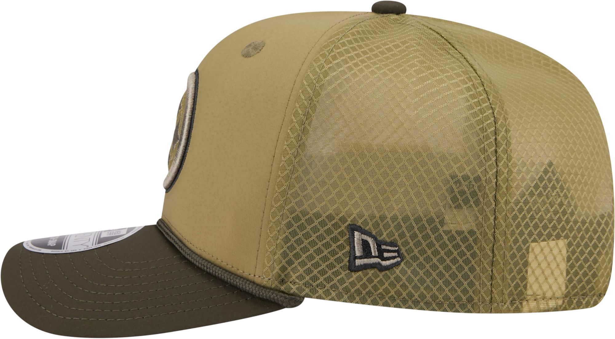 New Era Adult Pittsburgh Steelers Dark Moss Salute To Service 2025 9Seventy Adjustable Stretch-Snap Hat product image