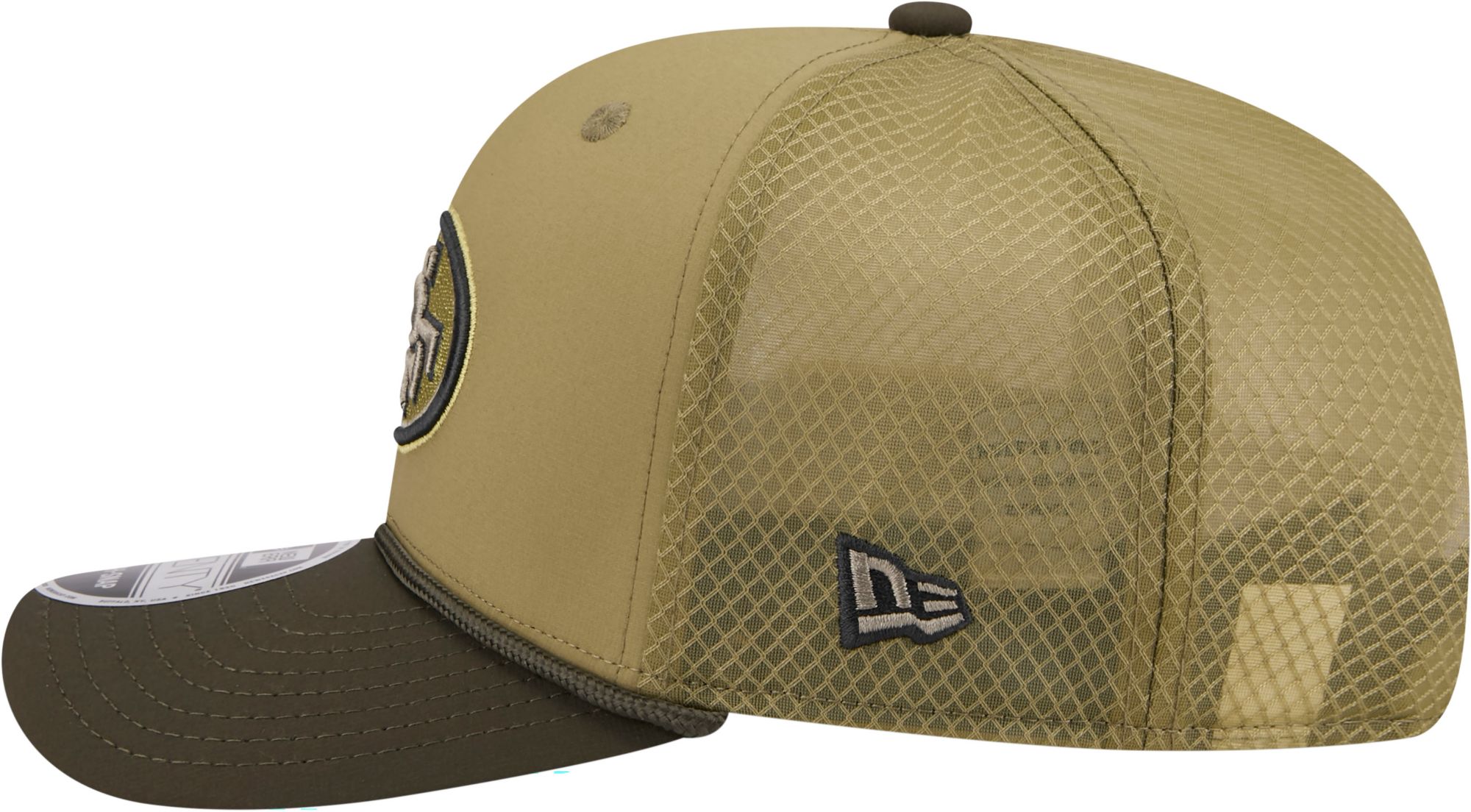 New Era Adult San Francisco 49ers Dark Moss Salute To Service 2025 9Seventy Adjustable Stretch-Snap Hat product image