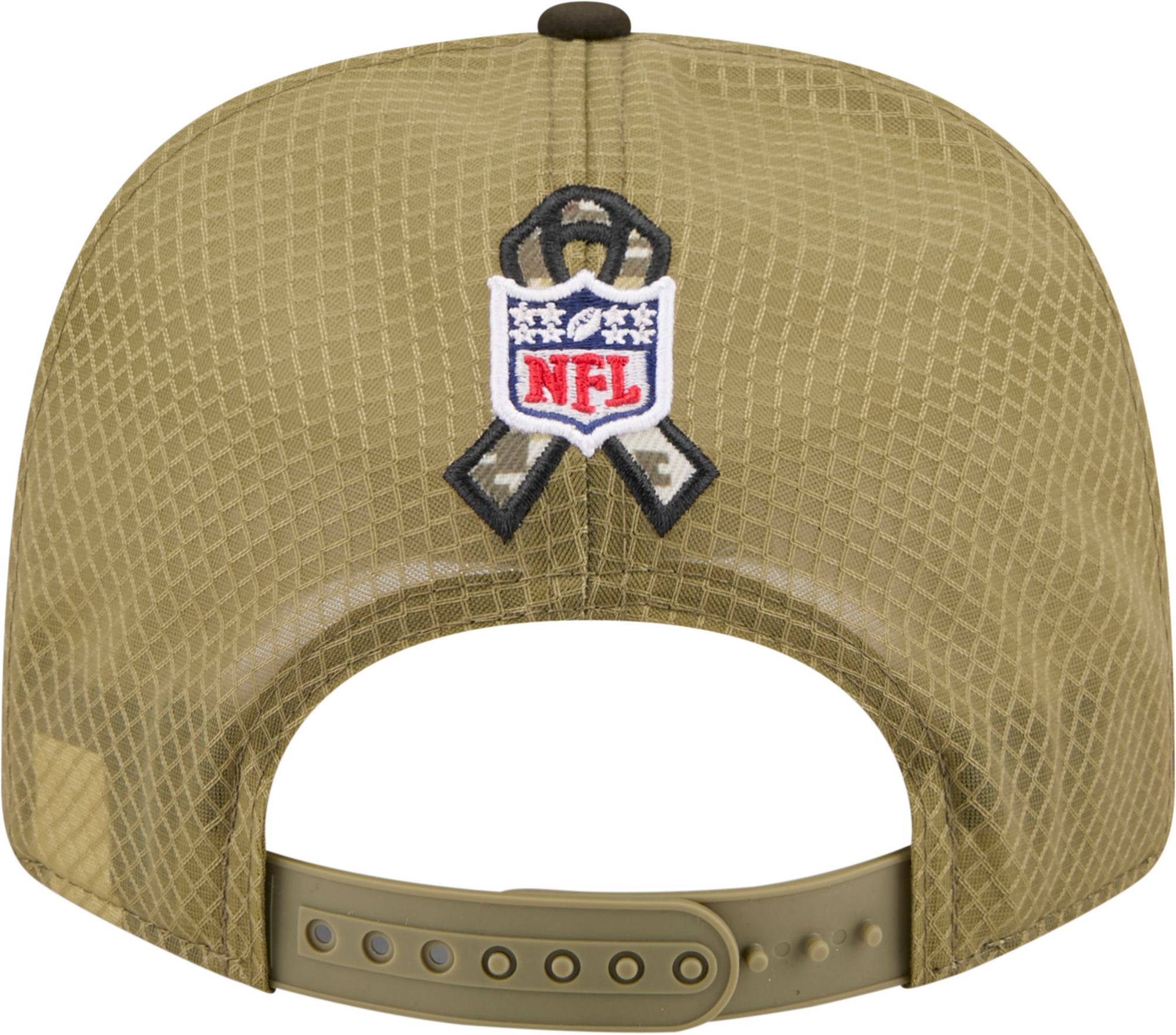 New Era Adult New York Jets Dark Moss Salute To Service 2025 9Seventy Adjustable Stretch-Snap Hat product image
