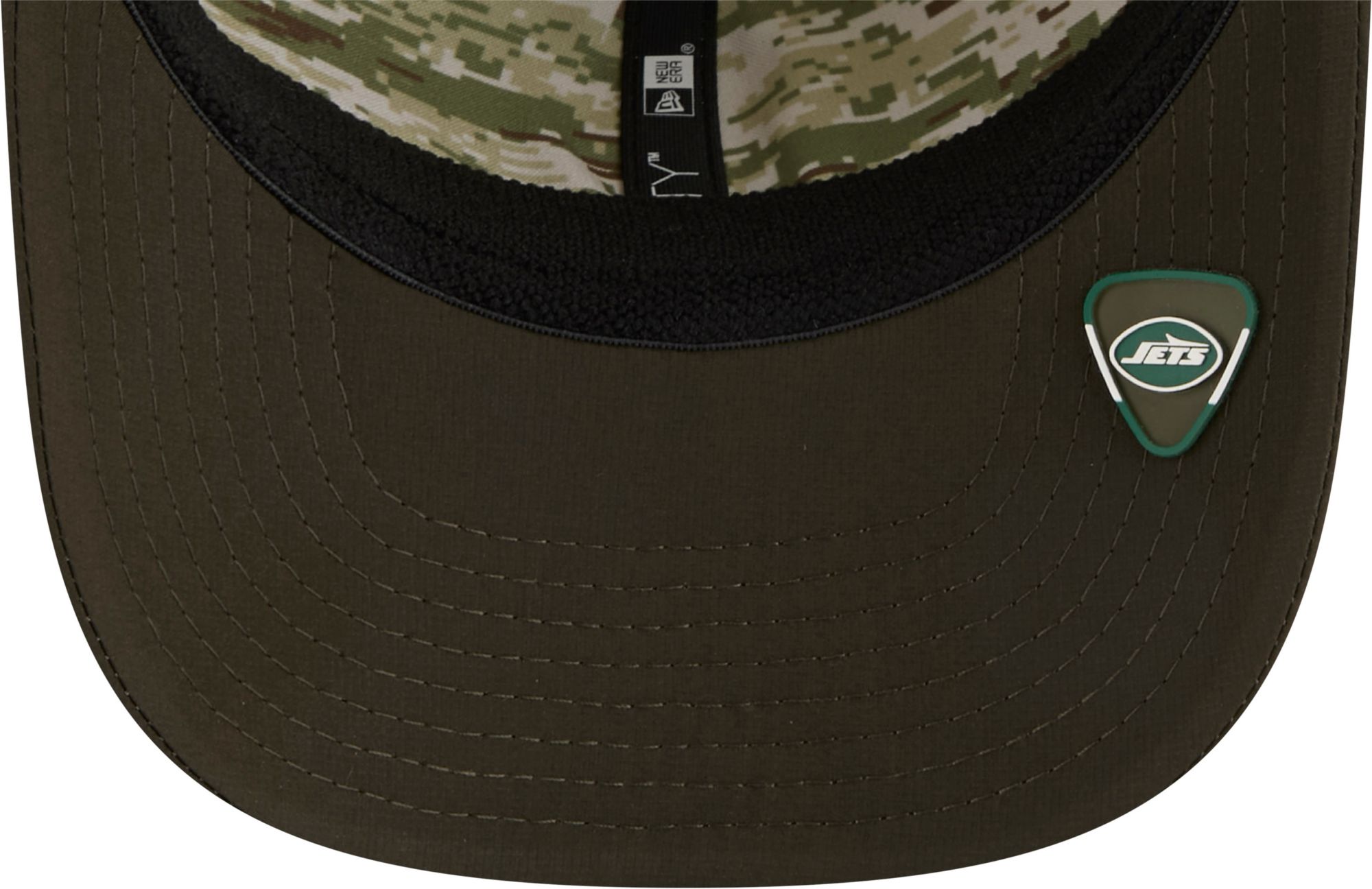 New Era Adult New York Jets Dark Moss Salute To Service 2025 9Seventy Adjustable Stretch-Snap Hat product image