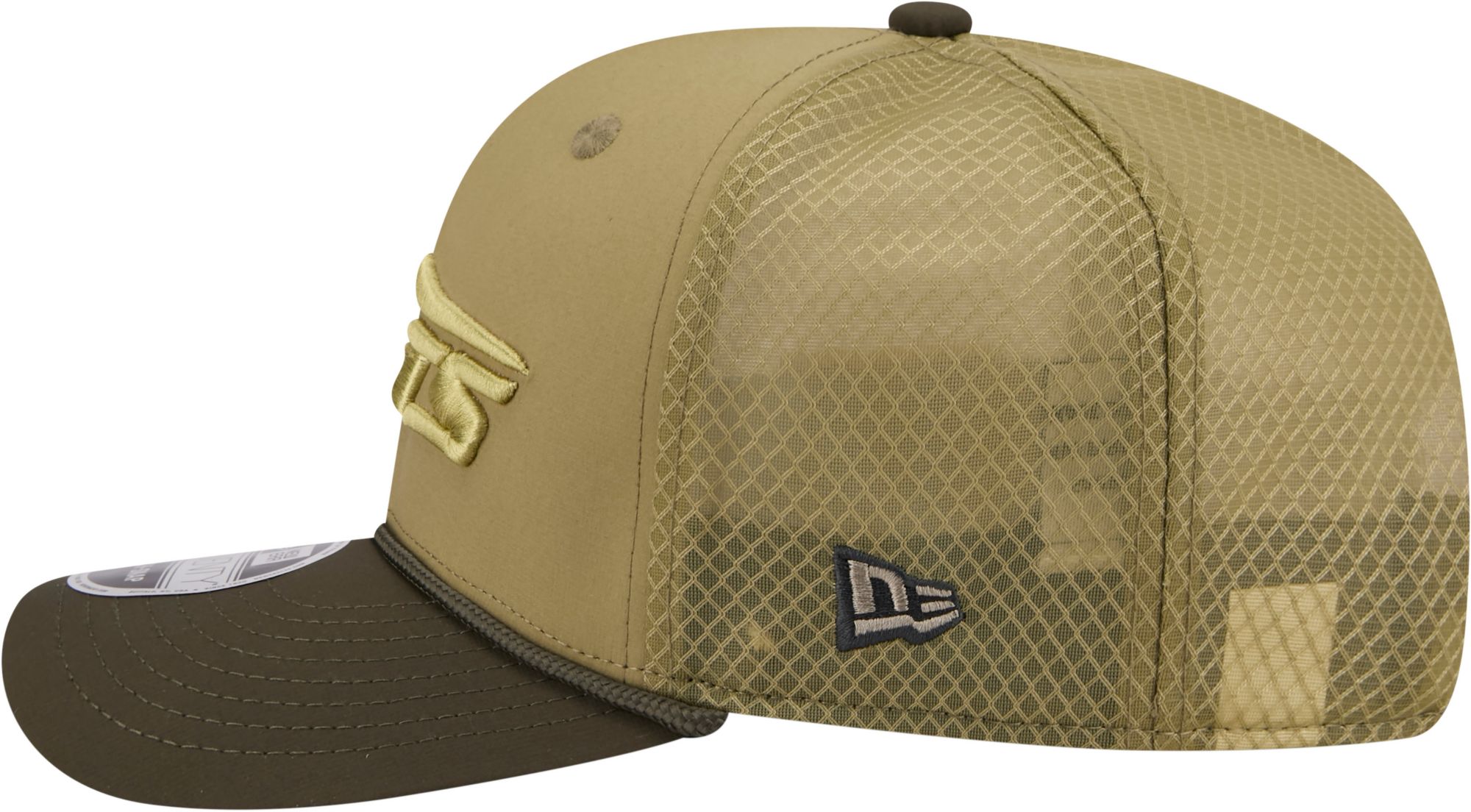 New Era Adult New York Jets Dark Moss Salute To Service 2025 9Seventy Adjustable Stretch-Snap Hat product image