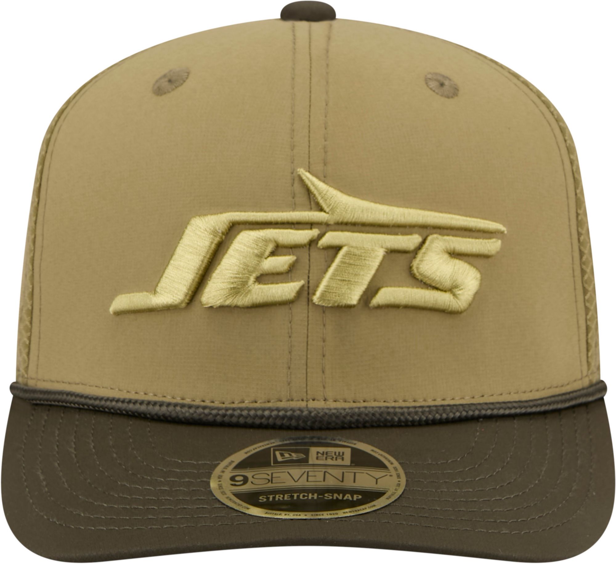 New Era Adult New York Jets Dark Moss Salute To Service 2025 9Seventy Adjustable Stretch-Snap Hat product image