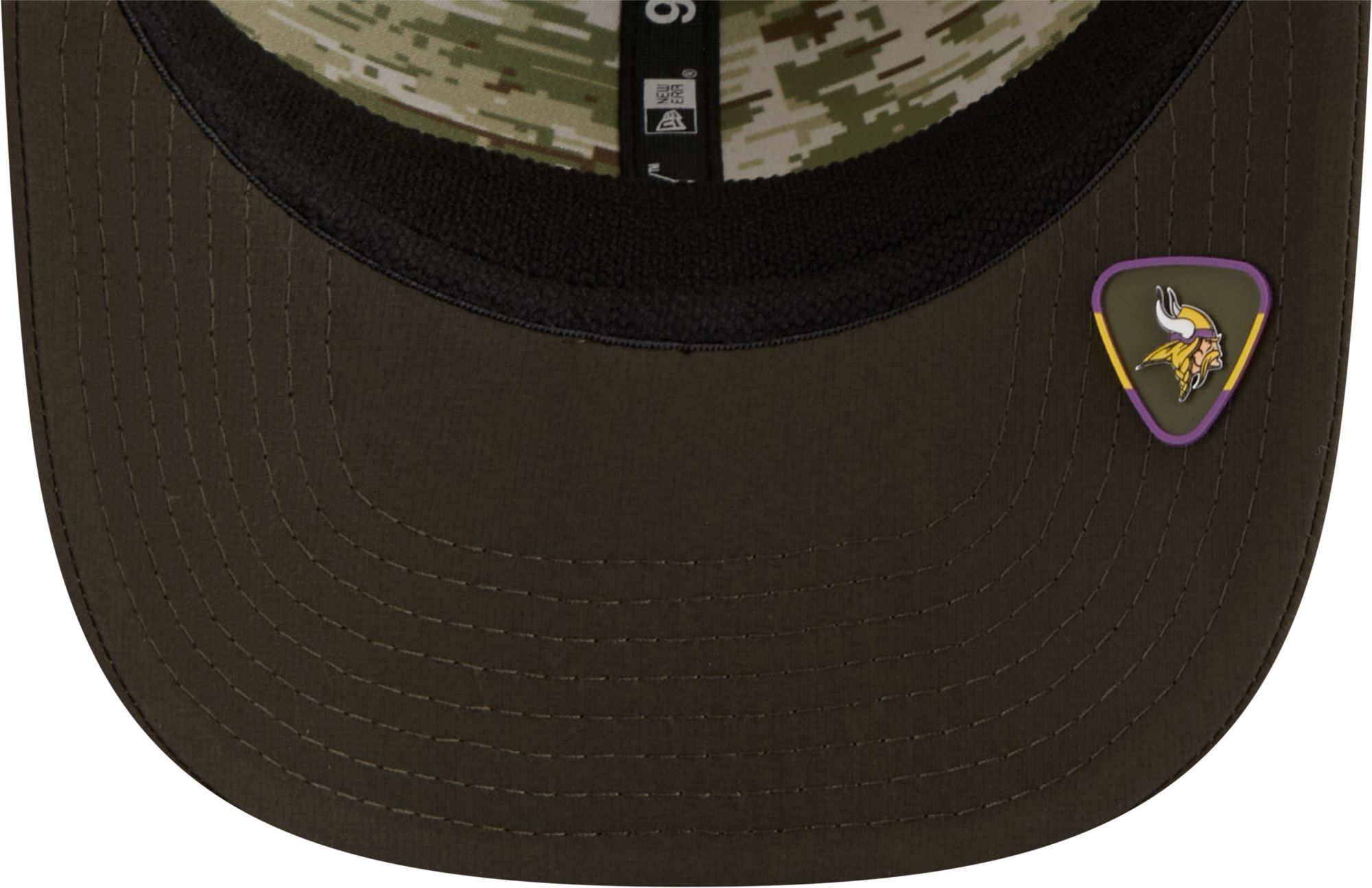 New Era Adult Minnesota Vikings Dark Moss Salute To Service 2025 9Seventy Adjustable Stretch-Snap Hat product image