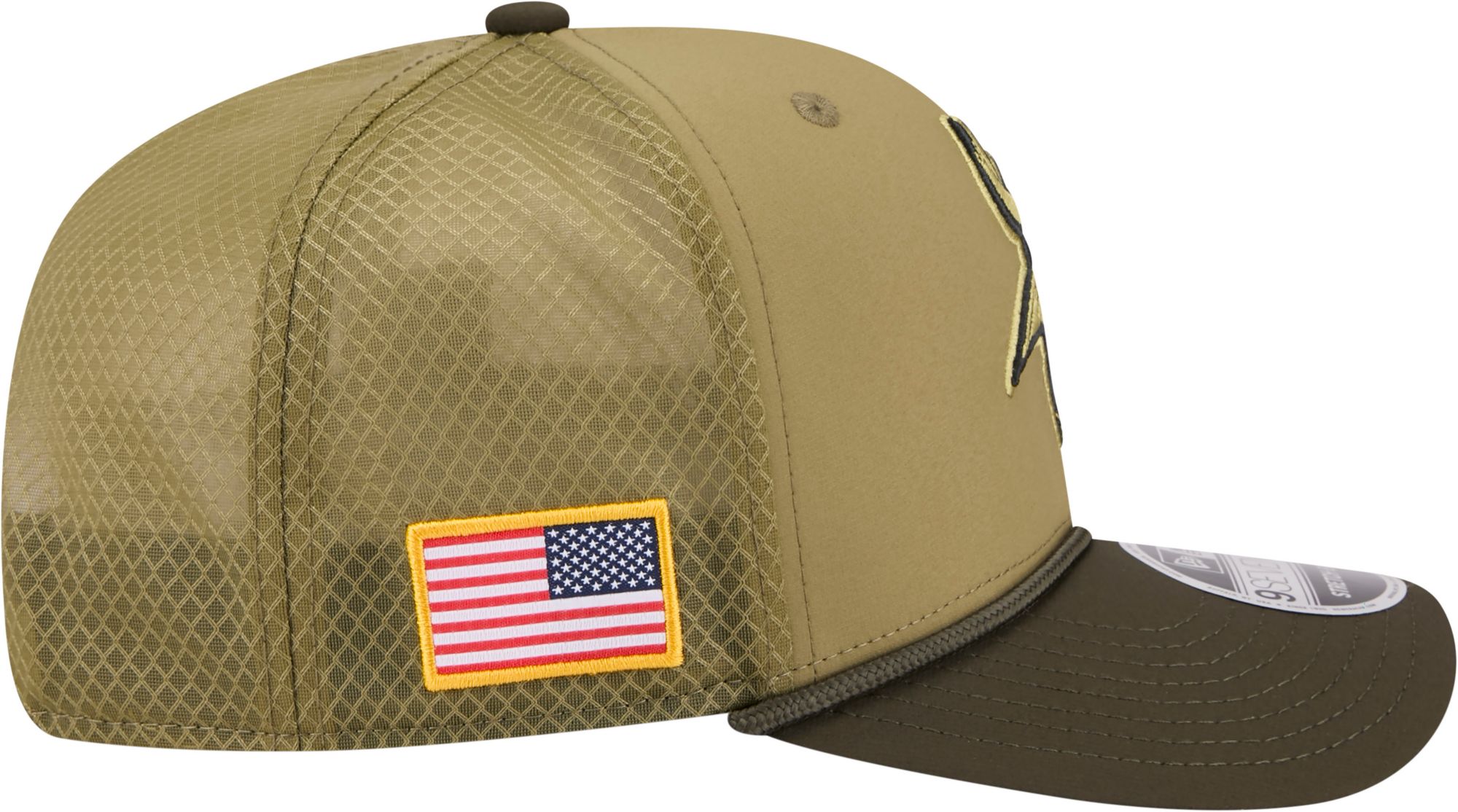 New Era Adult Minnesota Vikings Dark Moss Salute To Service 2025 9Seventy Adjustable Stretch-Snap Hat product image