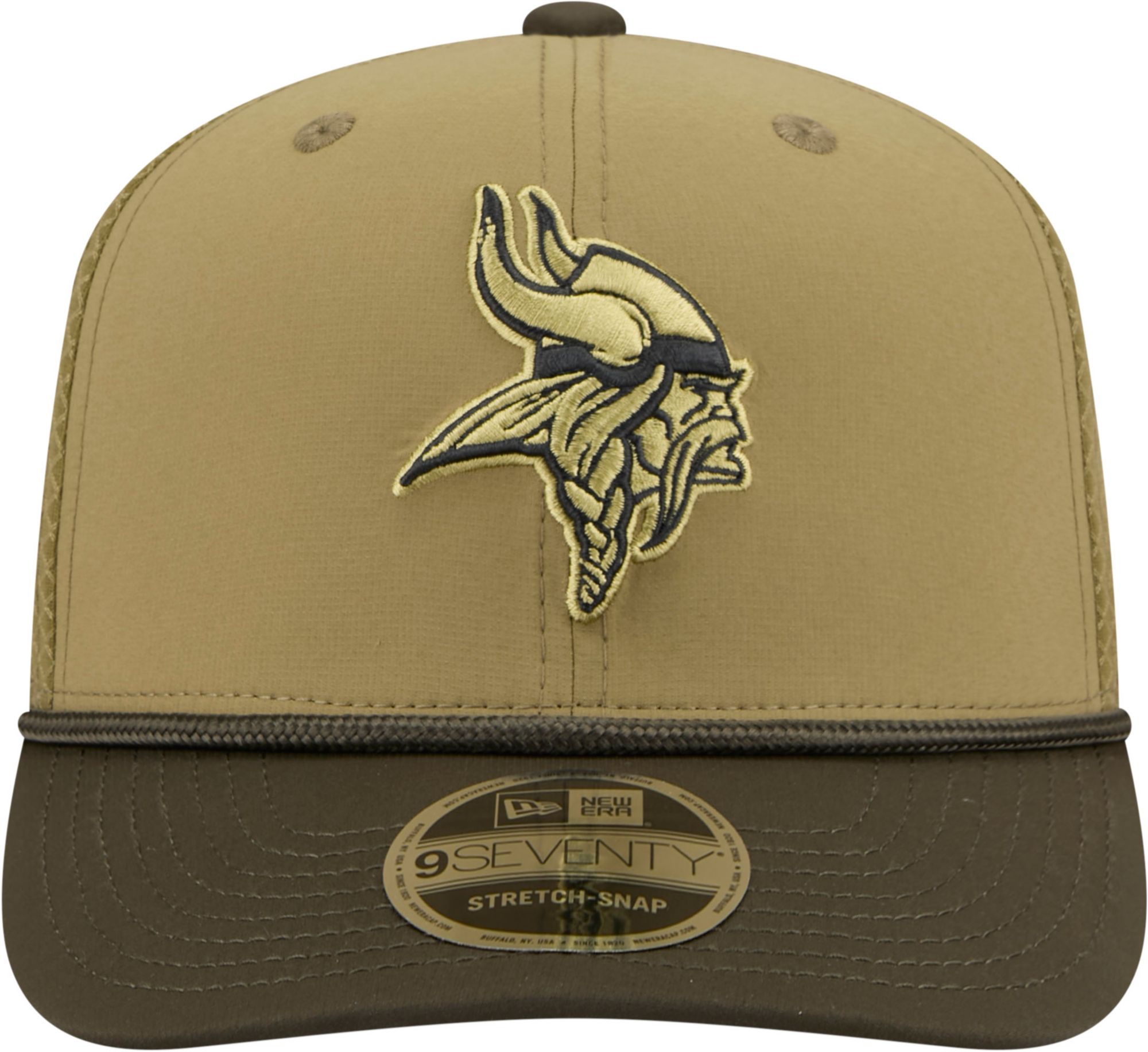 New Era Adult Minnesota Vikings Dark Moss Salute To Service 2025 9Seventy Adjustable Stretch-Snap Hat product image