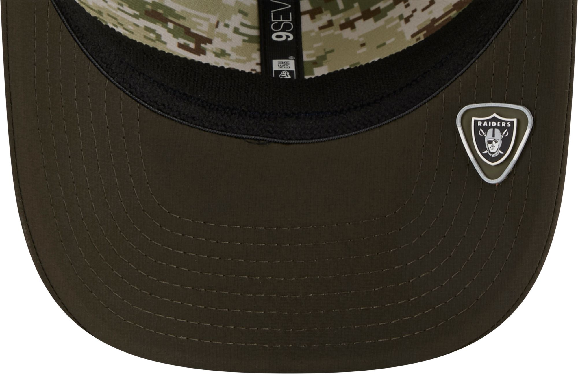 New Era Adult Las Vegas Raiders Dark Moss Salute To Service 2025 9Seventy Adjustable Stretch-Snap Hat product image