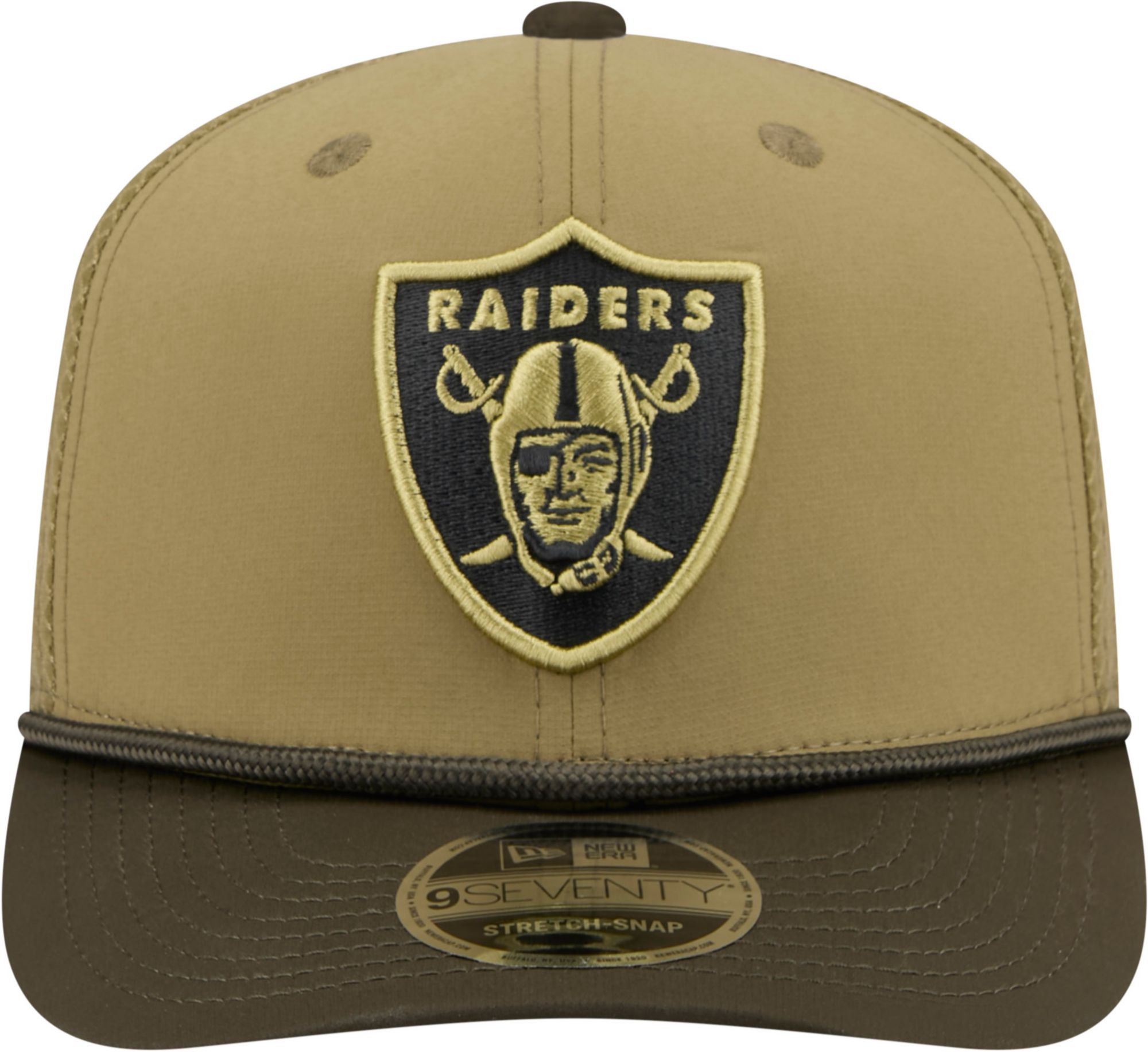 New Era Adult Las Vegas Raiders Dark Moss Salute To Service 2025 9Seventy Adjustable Stretch-Snap Hat product image