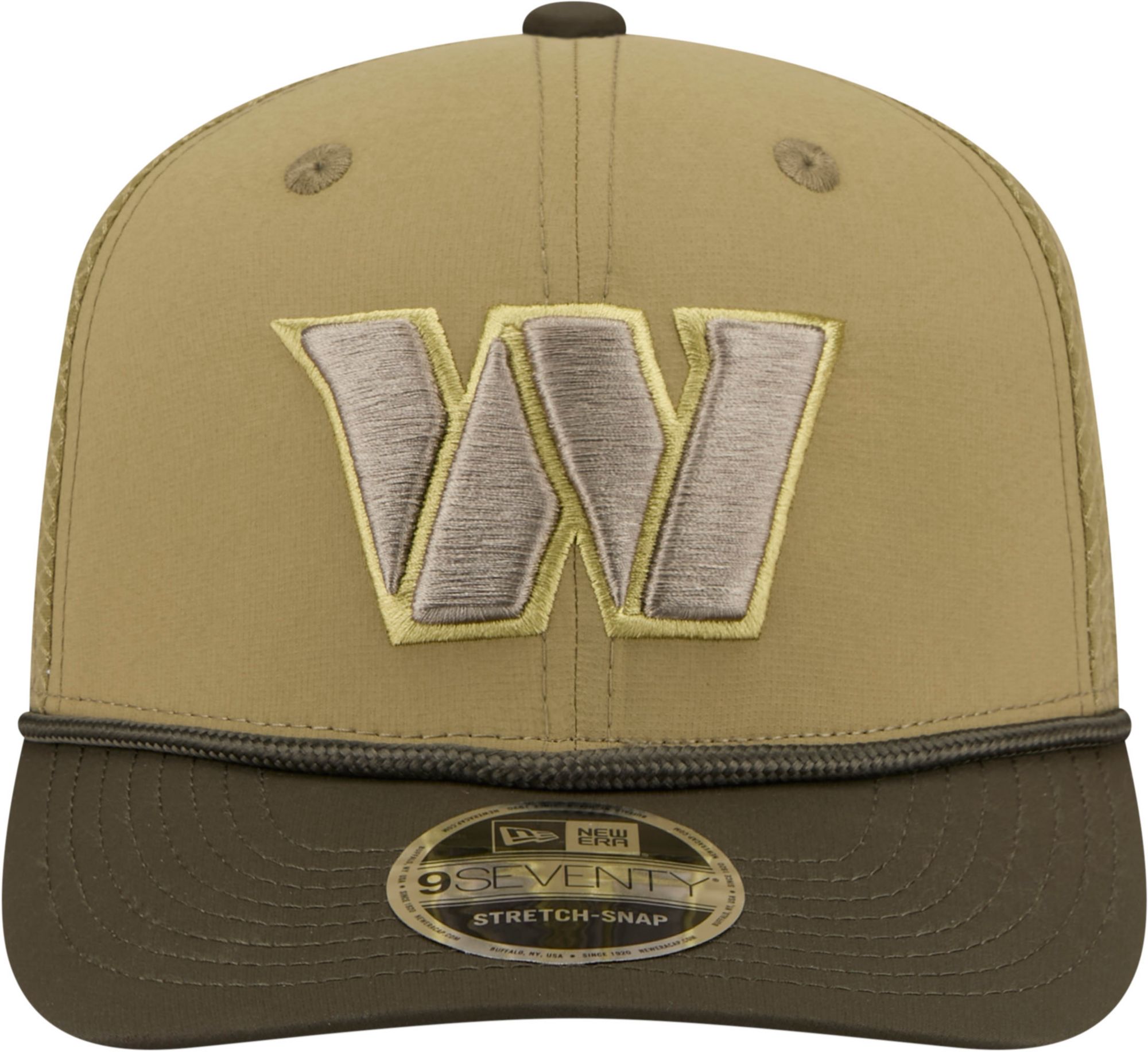 New Era Adult Washington Commanders Salute To Service 2025 Dark Moss 9Seventy Adjustable Stretch-Snap Hat product image