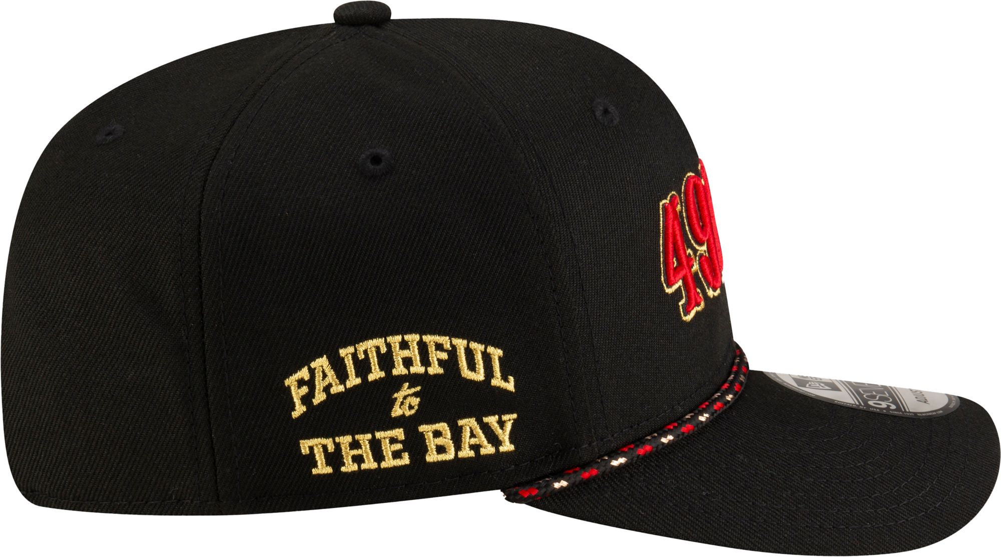 New Era Adult San Francisco 49ers NFL Rivalries 9Seventy Black Adjustable Hat product image
