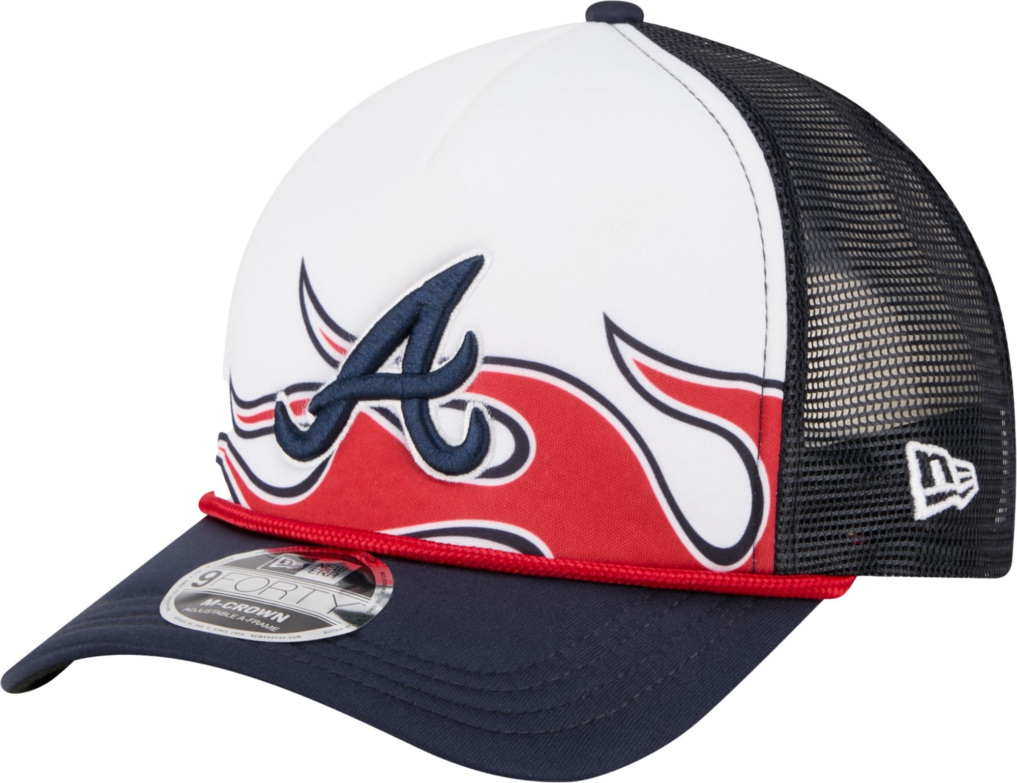 New Era Youth Atlanta Braves White Bristol Speedway Series Collection 9Forty Adjustable Hat product image