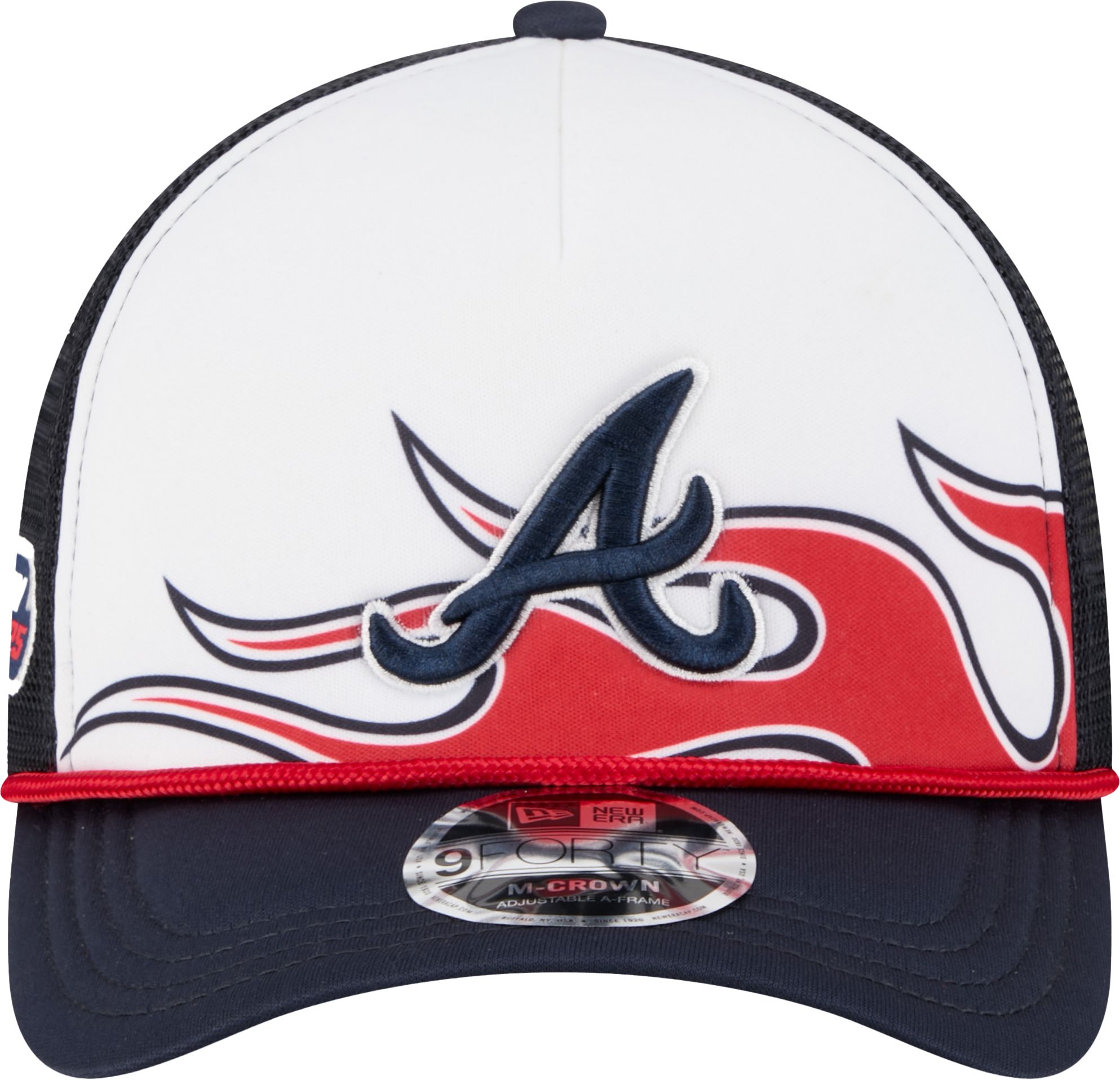 New Era Youth Atlanta Braves White Bristol Speedway Series Collection 9Forty Adjustable Hat product image