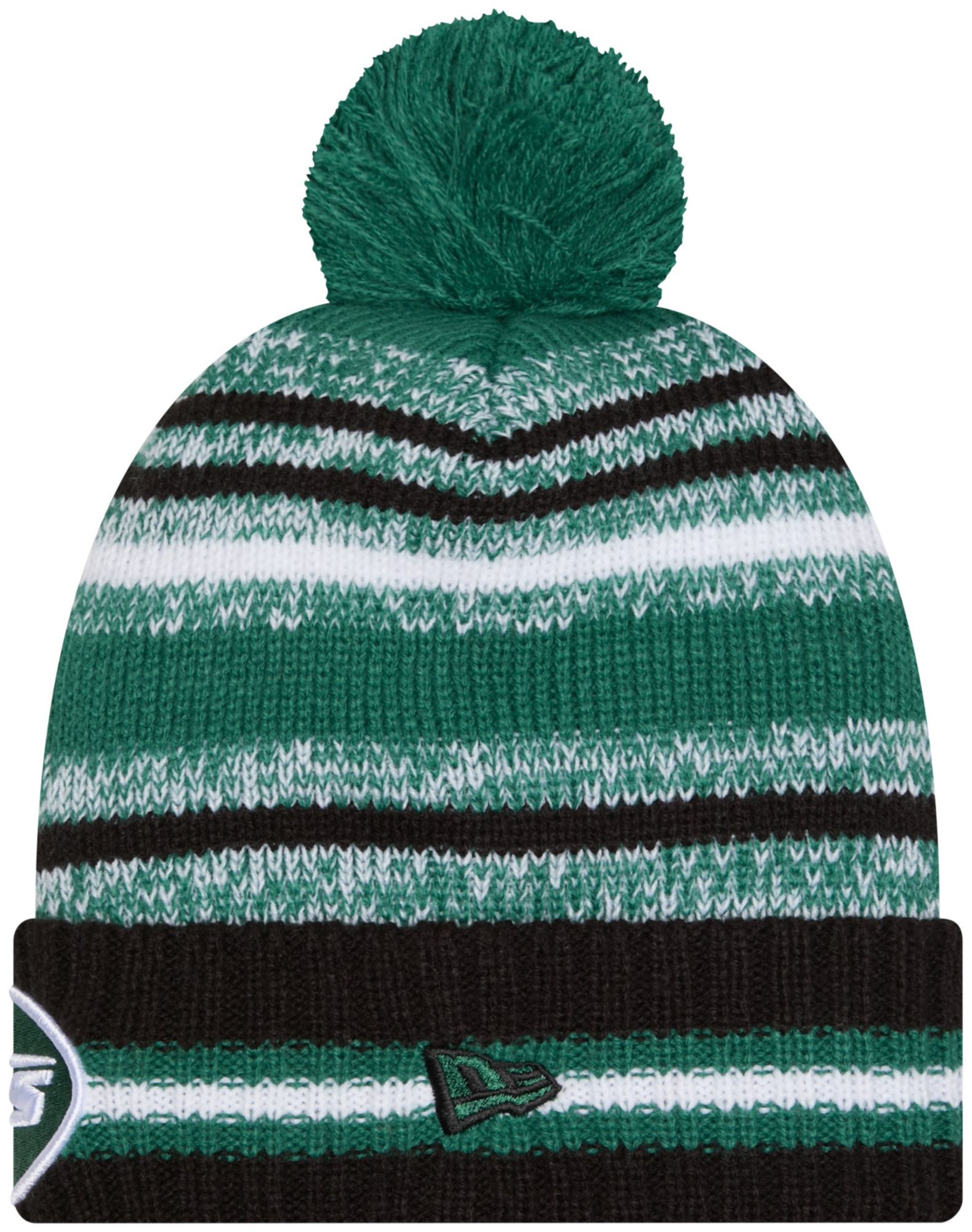 New Era Adult New York Jets Medium Green Cheer Knit Hat product image