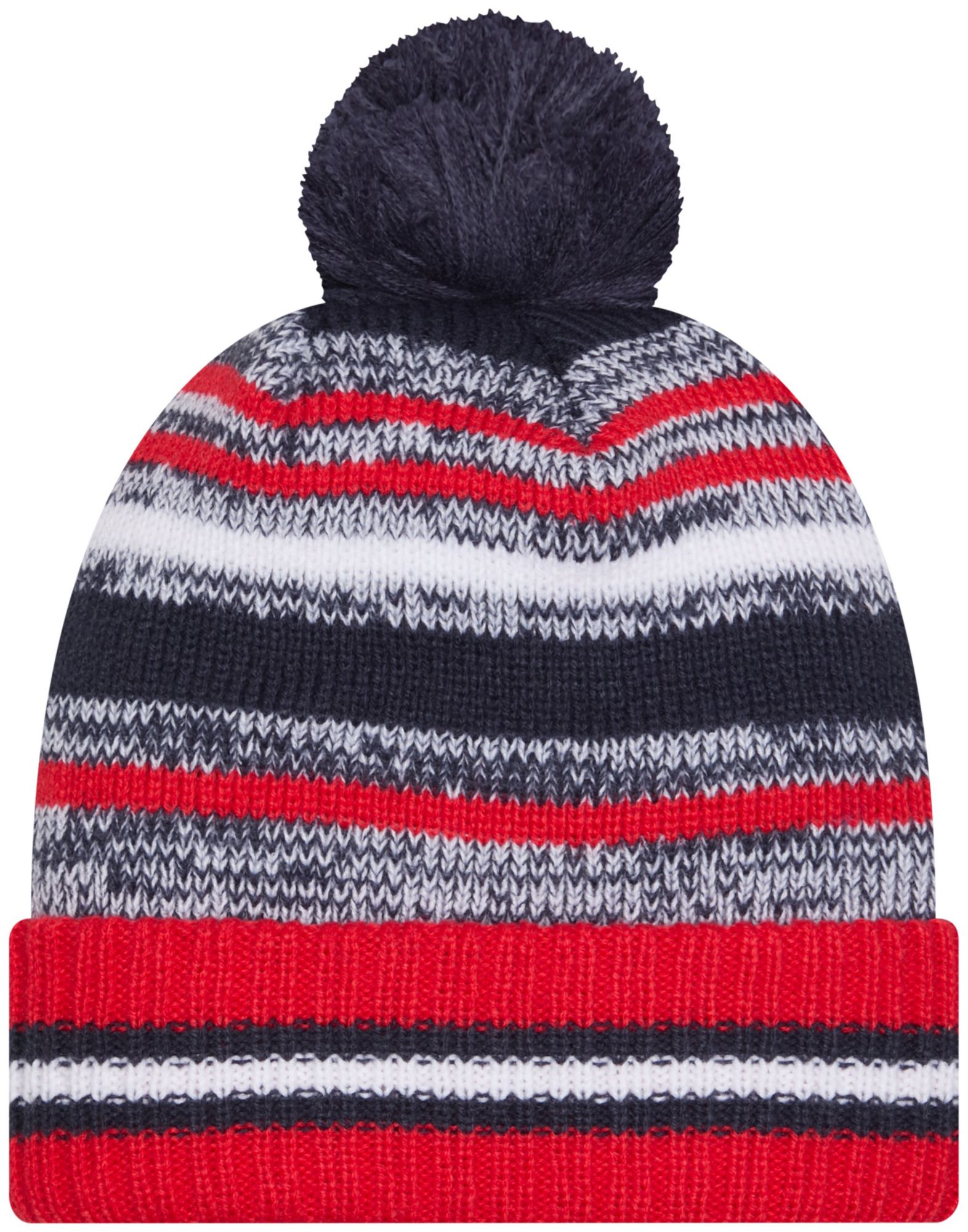 New Era Adult New England Patriots Dark Blue Cheer Knit Hat product image