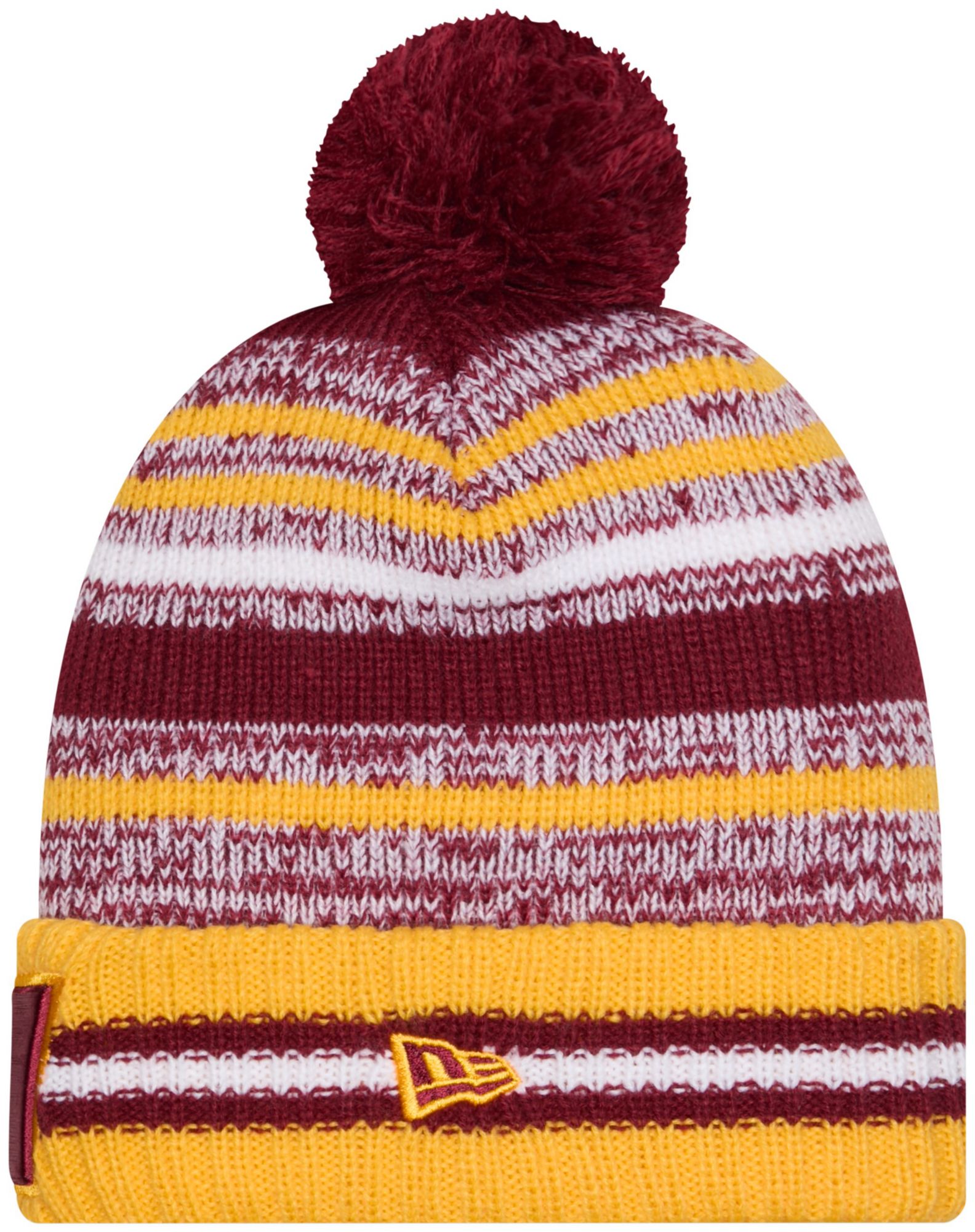 New Era Adult Washington Commanders Dark Red Cheer Knit Hat product image