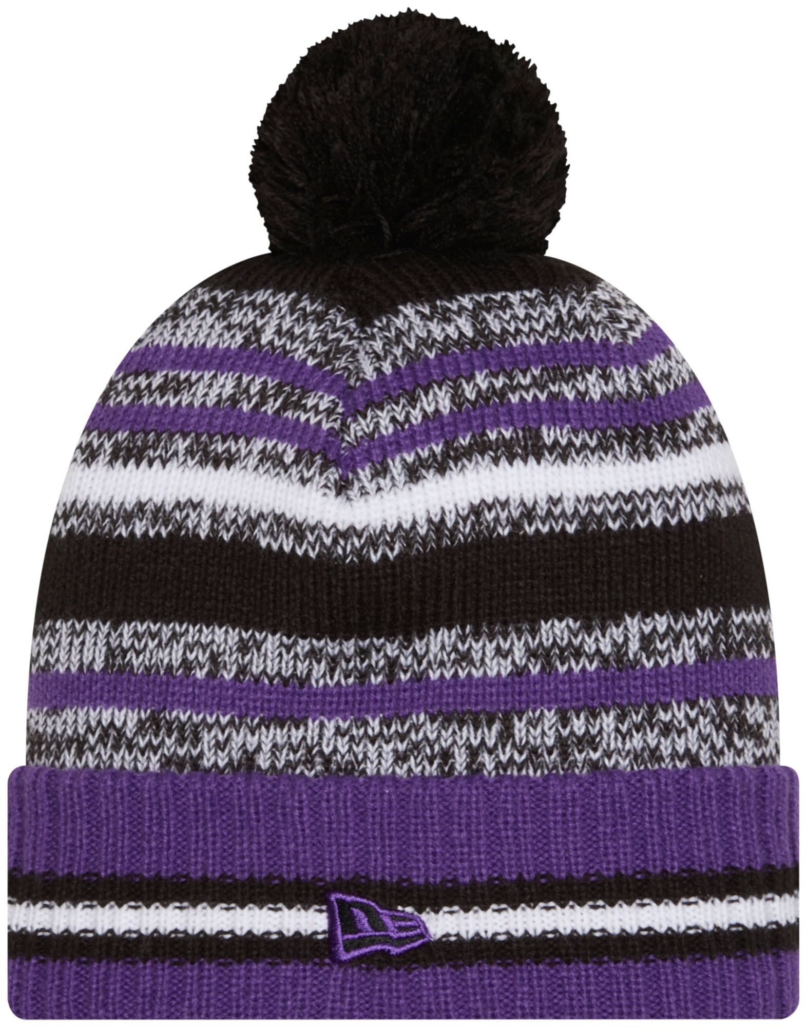 New Era Adult Colorado Rockies Black Cheer Knit Hat product image