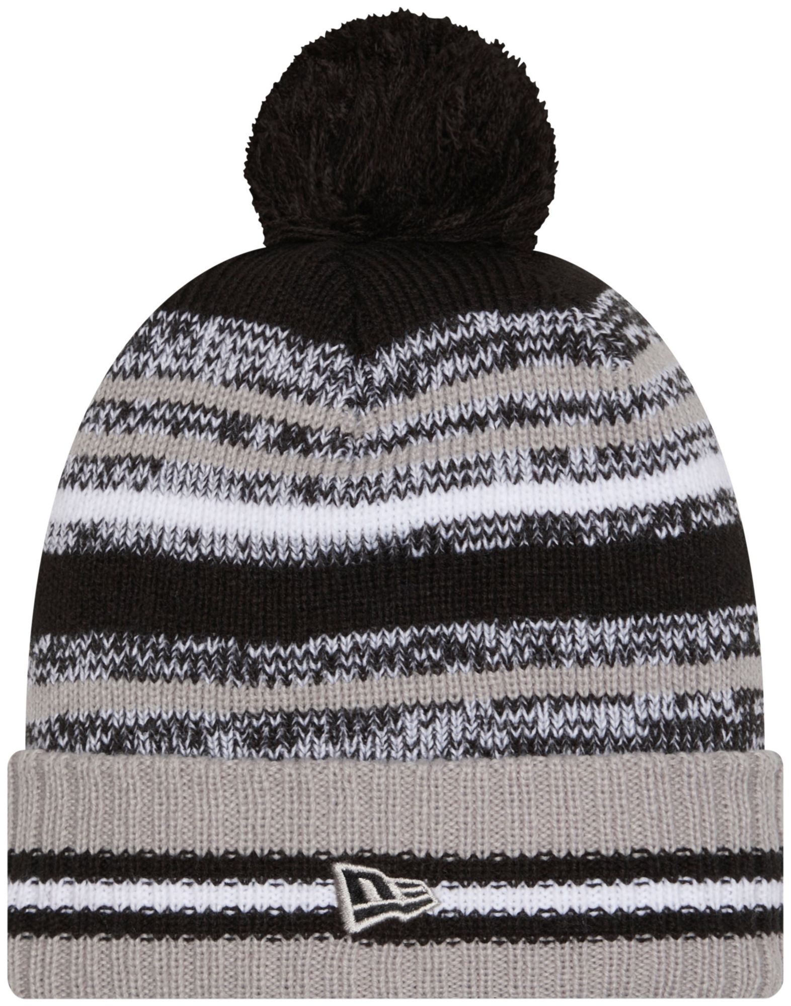 New Era Adult Chicago White Sox Black Cheer Knit Hat product image