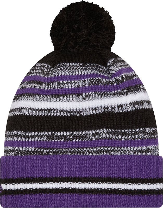 New Era Adult Sacramento Kings Black Cheer Knit Hat product image