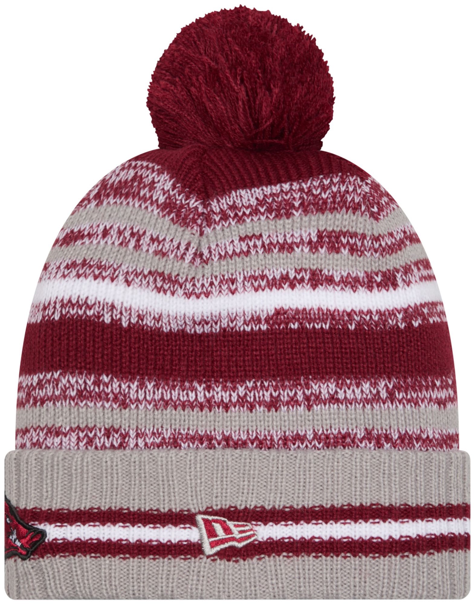 New Era Adult Arkansas Razorbacks Dark Red Cheer Knit Hat product image