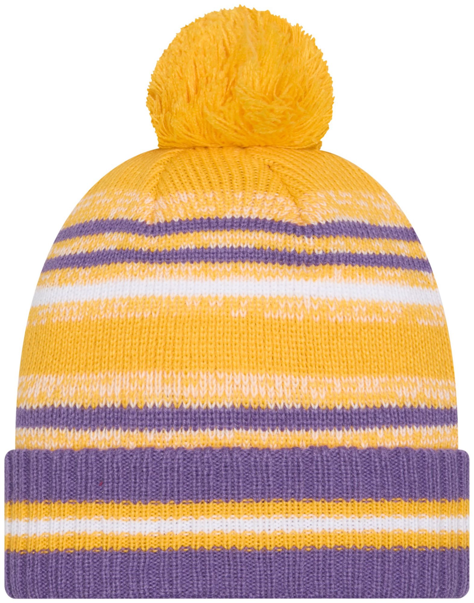 New Era Adult East Carolina Pirates Dark Yellow Cheer Knit Hat product image
