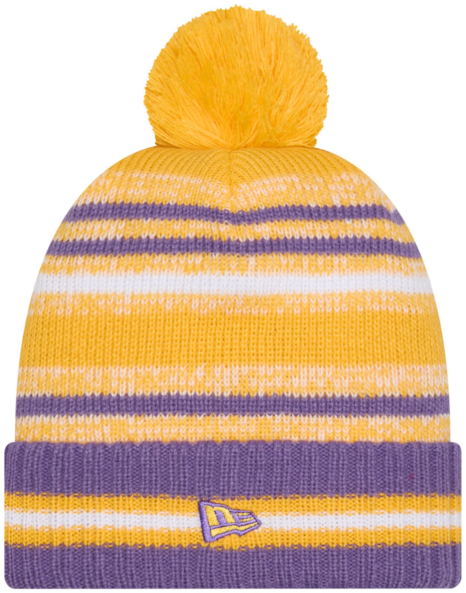 New Era Adult East Carolina Pirates Dark Yellow Cheer Knit Hat product image