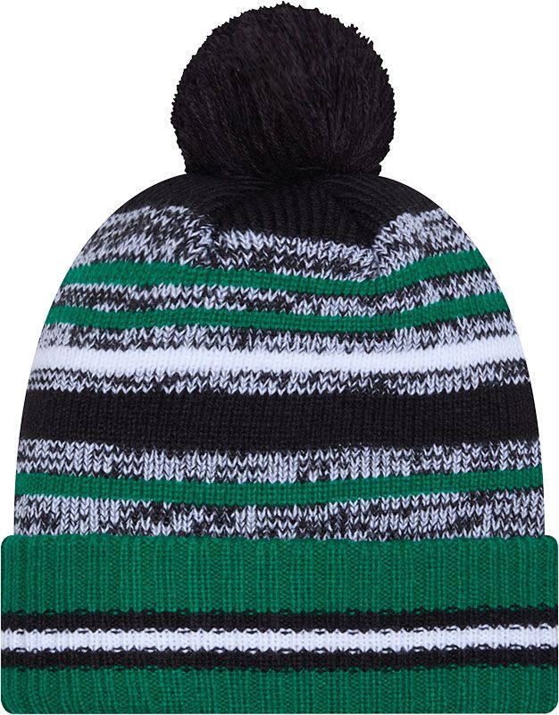 New Era Adult North Texas Mean Green Black Cheer Knit Hat product image