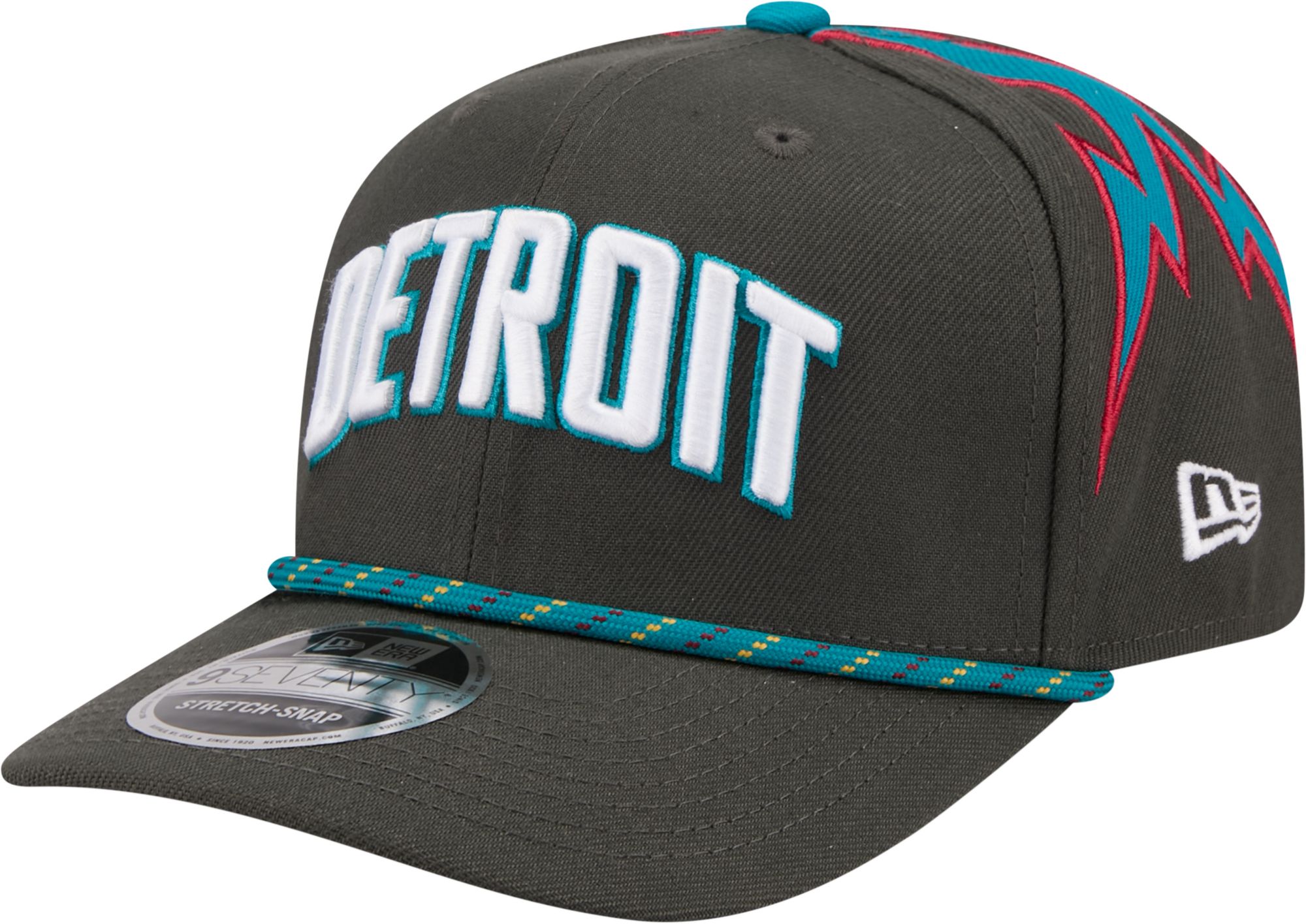 New Era Adult 2025-26 City Edition Detroit Pistons 9Seventy Logo Adjustable Hat product image