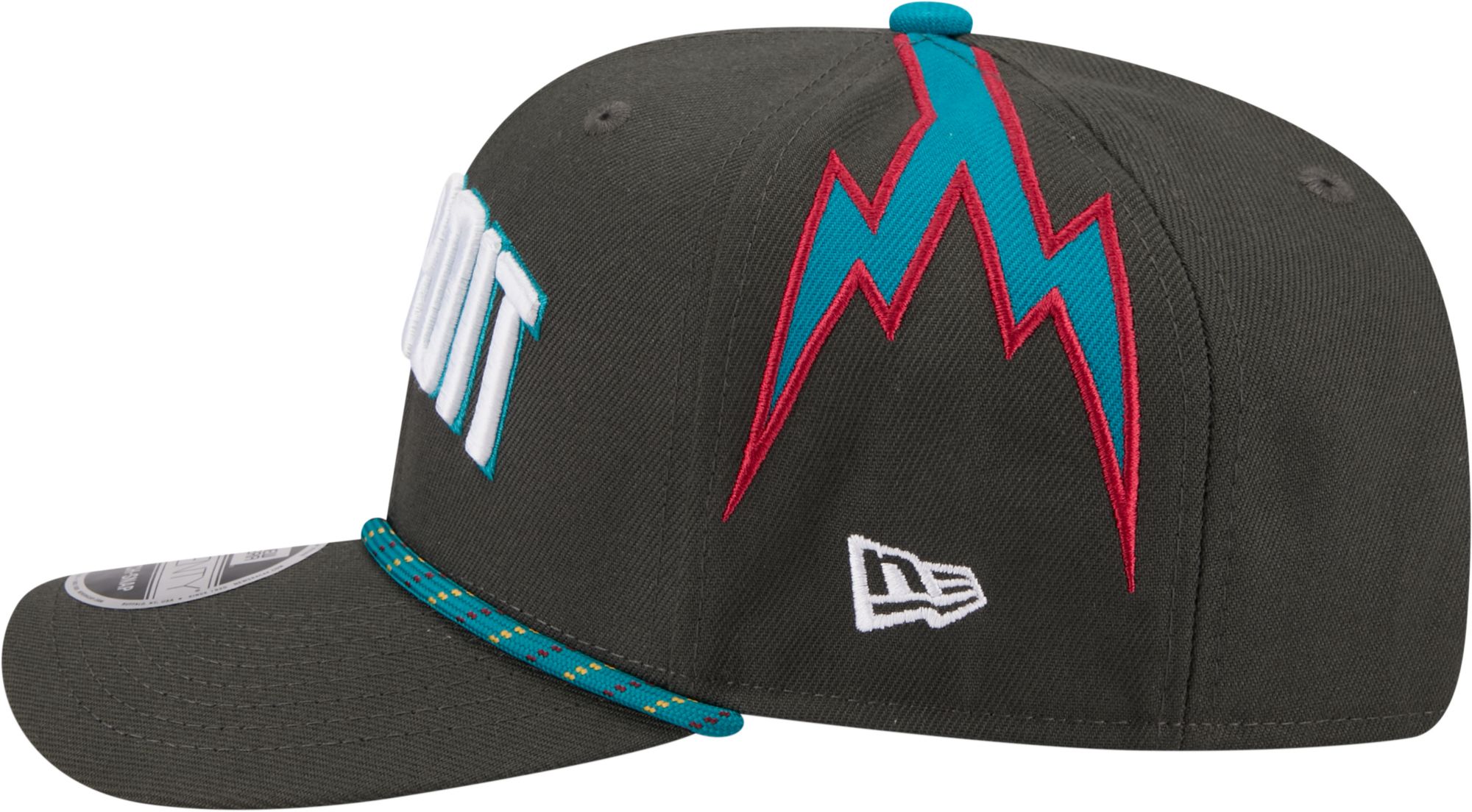 New Era Adult 2025-26 City Edition Detroit Pistons 9Seventy Logo Adjustable Hat product image