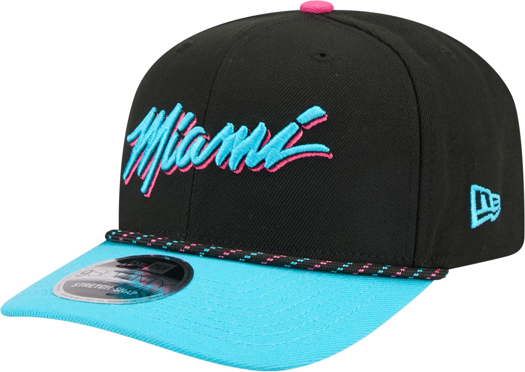 New Era Adult 2025-26 City Edition Miami Heat 9Seventy Logo Adjustable Hat product image