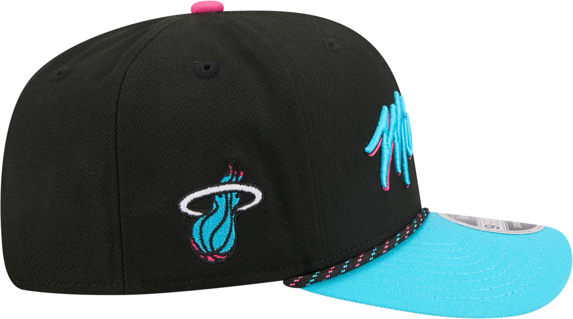 New Era Adult 2025-26 City Edition Miami Heat 9Seventy Logo Adjustable Hat product image