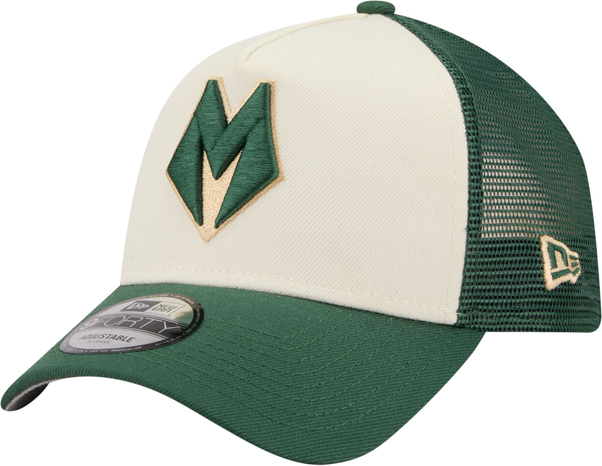 New Era Adult 2025-26 City Edition Milwaukee Bucks 9Forty Logo Trucker Hat product image