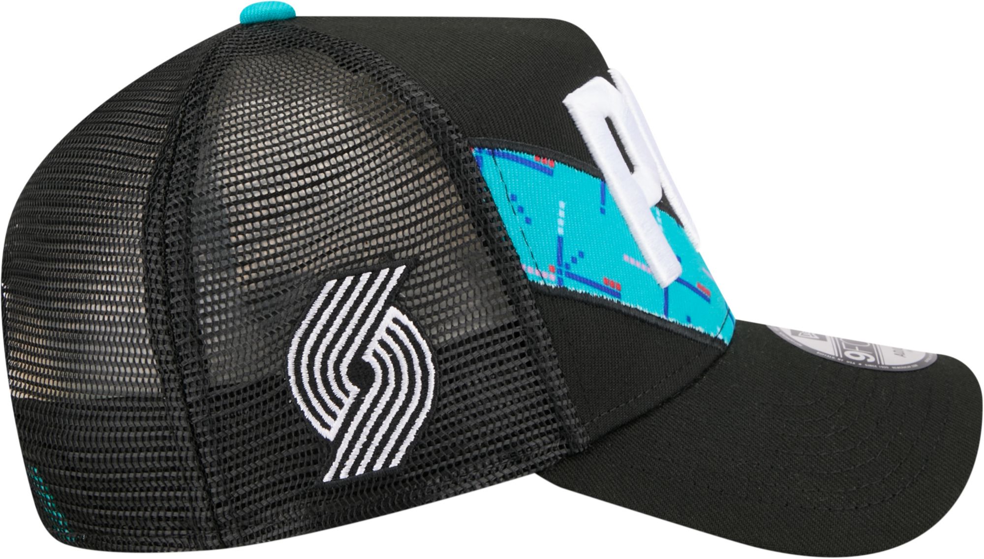 New Era Adult 2025-26 City Edition Portland Trail Blazers 9Forty Logo Trucker Hat product image