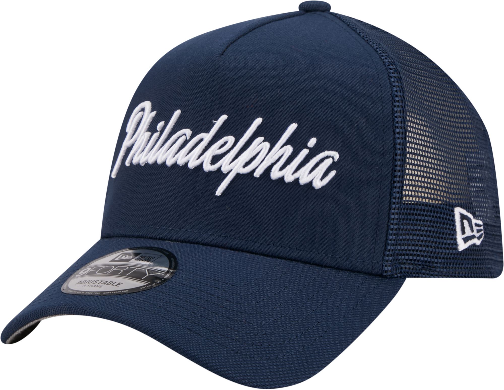 New Era Adult 2025-26 City Edition Philadelphia 76ers 9Forty Logo Trucker Hat product image