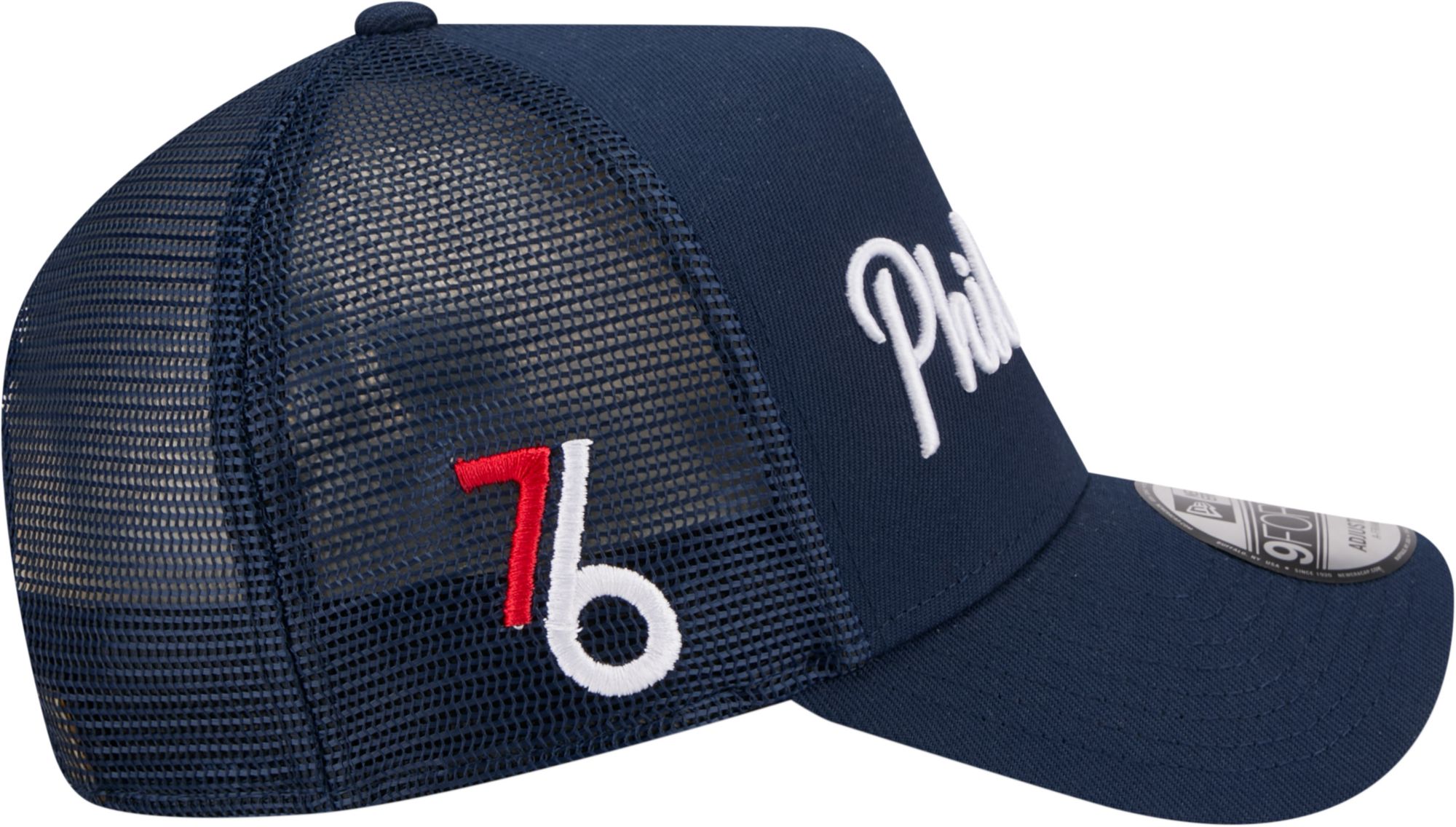 New Era Adult 2025-26 City Edition Philadelphia 76ers 9Forty Logo Trucker Hat product image