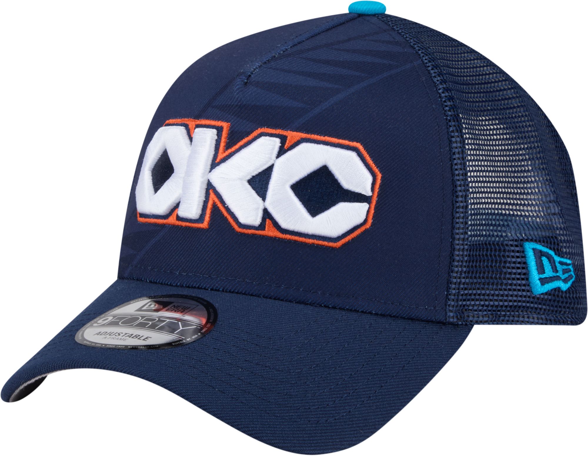 New Era Adult 2025-26 City Edition Oklahoma City Thunder 9Forty Logo Trucker Hat product image