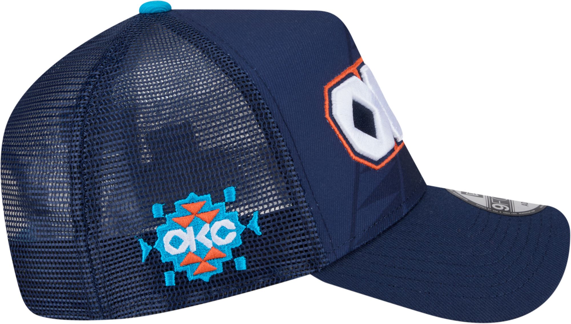 New Era Adult 2025-26 City Edition Oklahoma City Thunder 9Forty Logo Trucker Hat product image