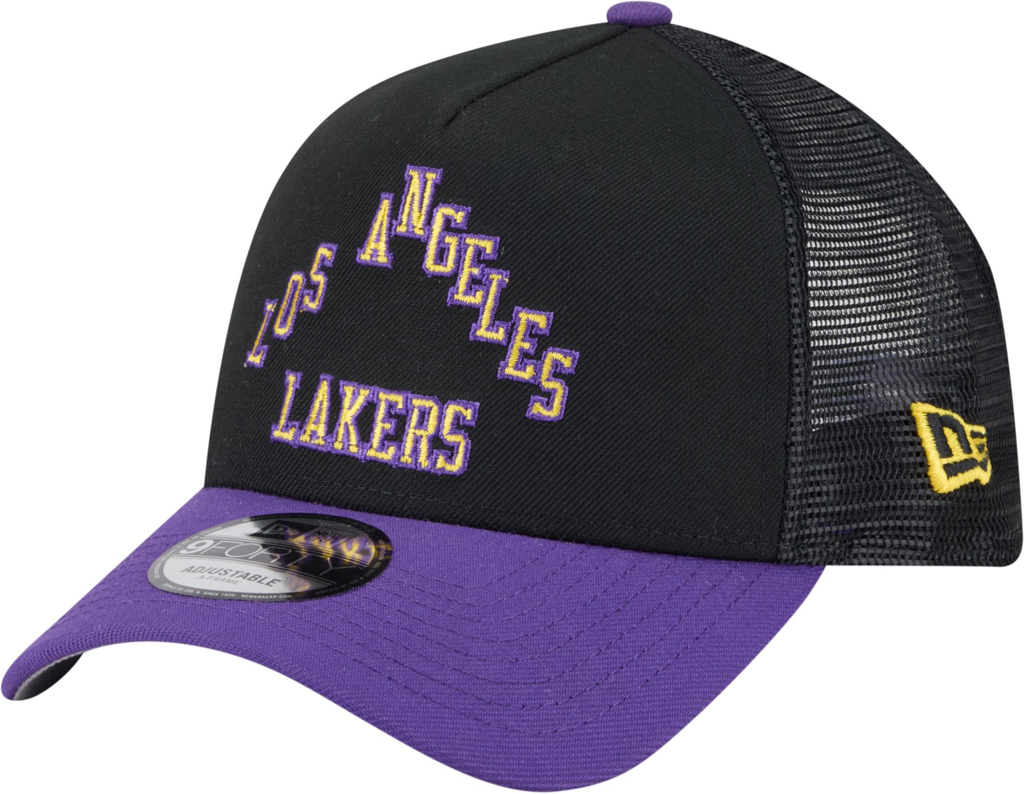 New Era Adult 2025-26 City Edition Los Angeles Lakers 9Forty Logo Trucker Hat product image
