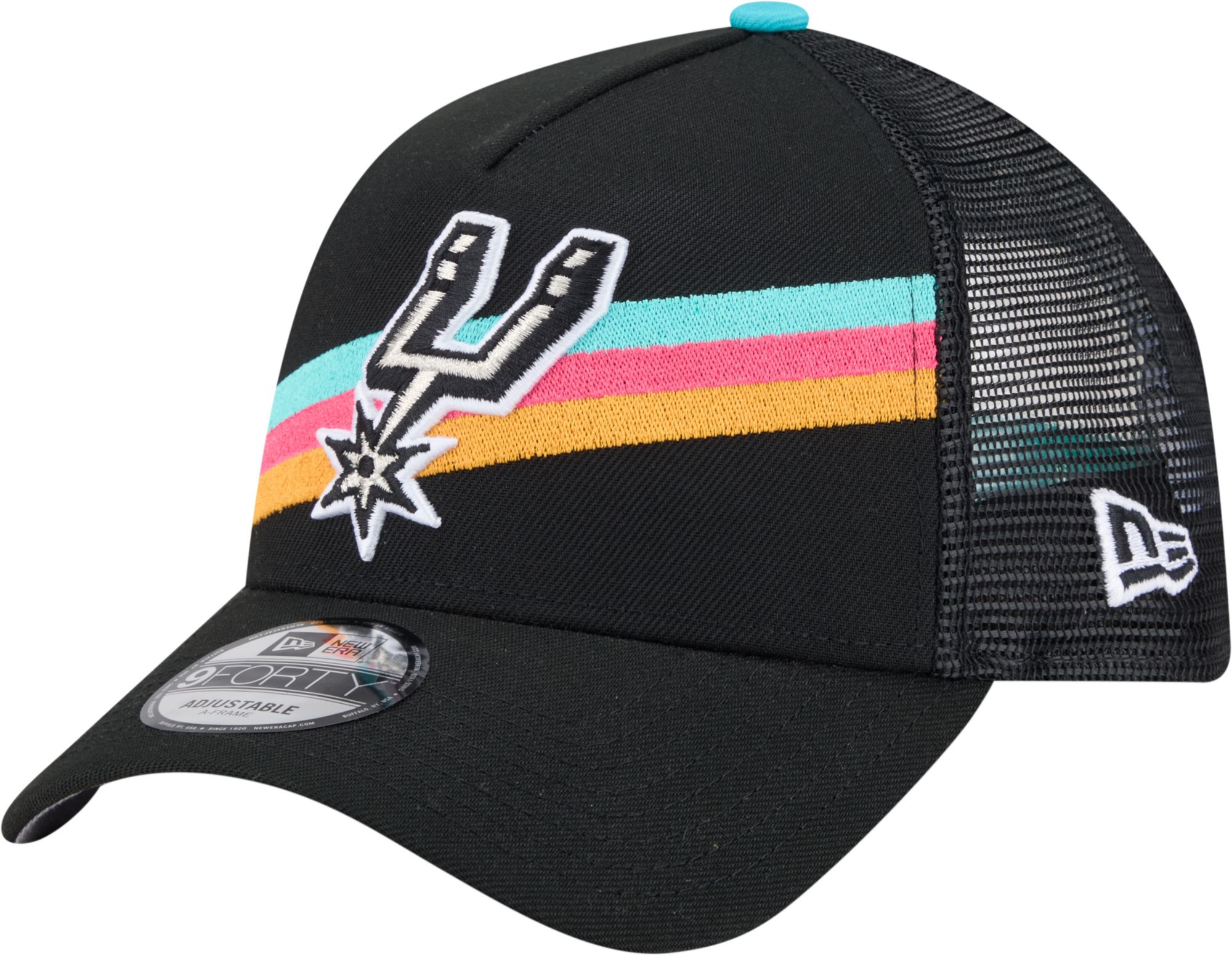 New Era Adult 2025-26 City Edition San Antonio Spurs 9Forty Logo Trucker Hat product image