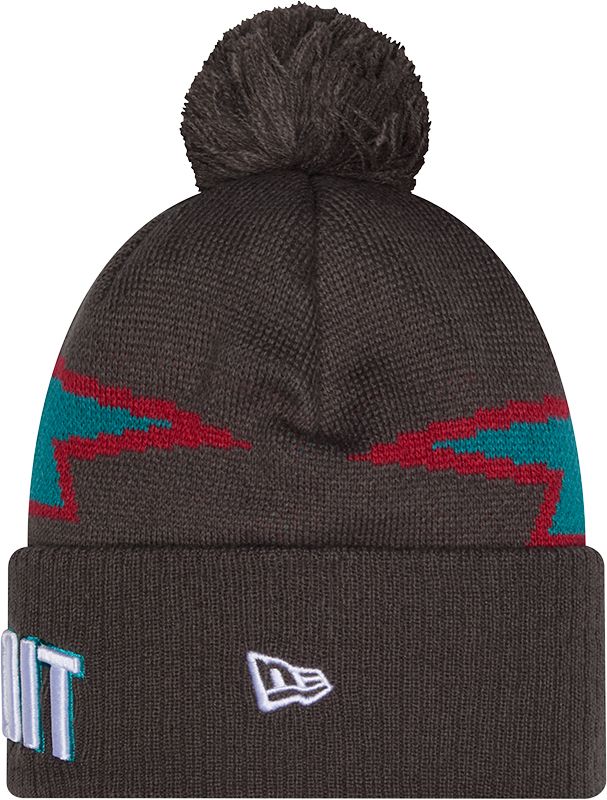 New Era Youth 2025-26 City Edition Detroit Pistons Logo Pom Knit Beanie product image