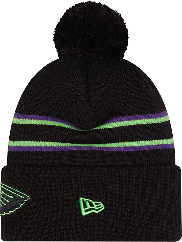 New Era Youth 2025-26 City Edition New Orleans Pelicans Logo Pom Knit Beanie product image