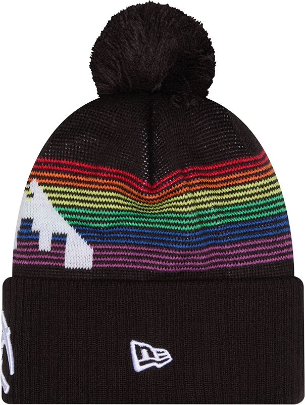 New Era Adult 2025-26 City Edition Denver Nuggets Logo Pom Knit Beanie product image