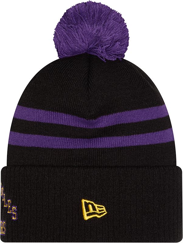 New Era Adult 2025-26 City Edition Los Angeles Lakers Logo Pom Knit Beanie product image
