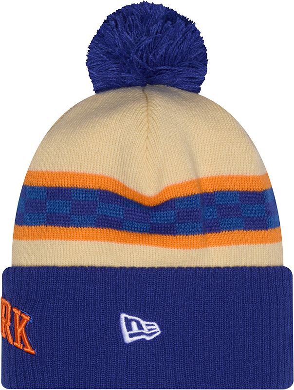 New Era Adult 2025-26 City Edition New York Knicks Logo Pom Knit Beanie product image