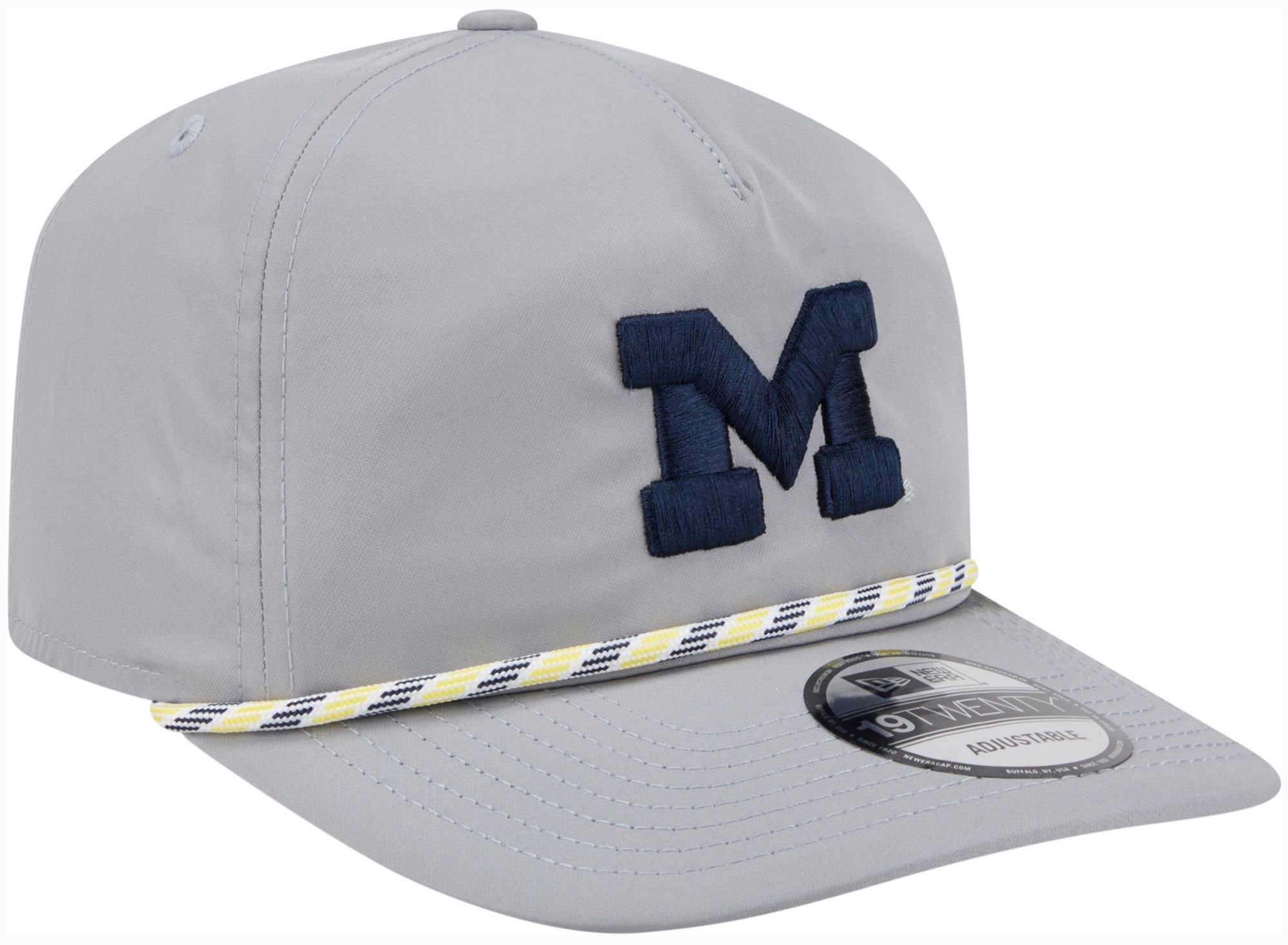 New Era Adult Michigan Wolverines Gray 19Twenty Featherweight Hat product image
