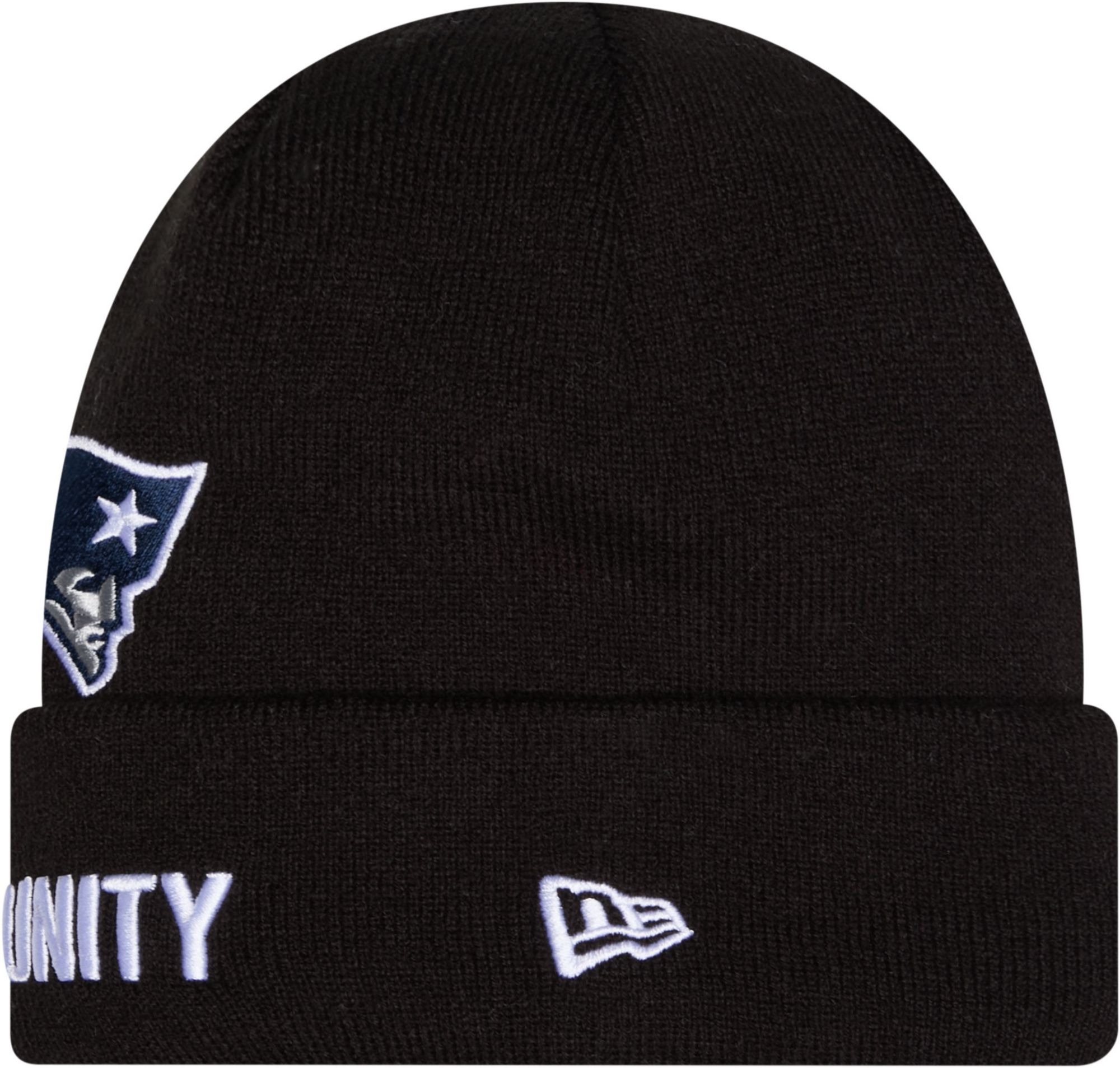 New Era Adult New England Patriots Inspire Change 2025 Knit Beanie product image