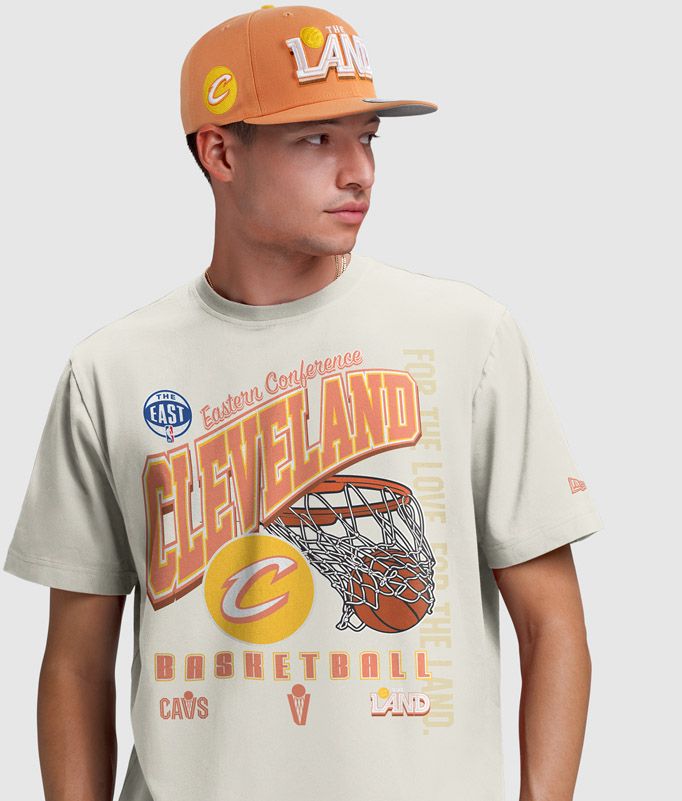 New Era Adult 2025-26 City Edition Cleveland Cavaliers Puff Ink T-Shirt product image