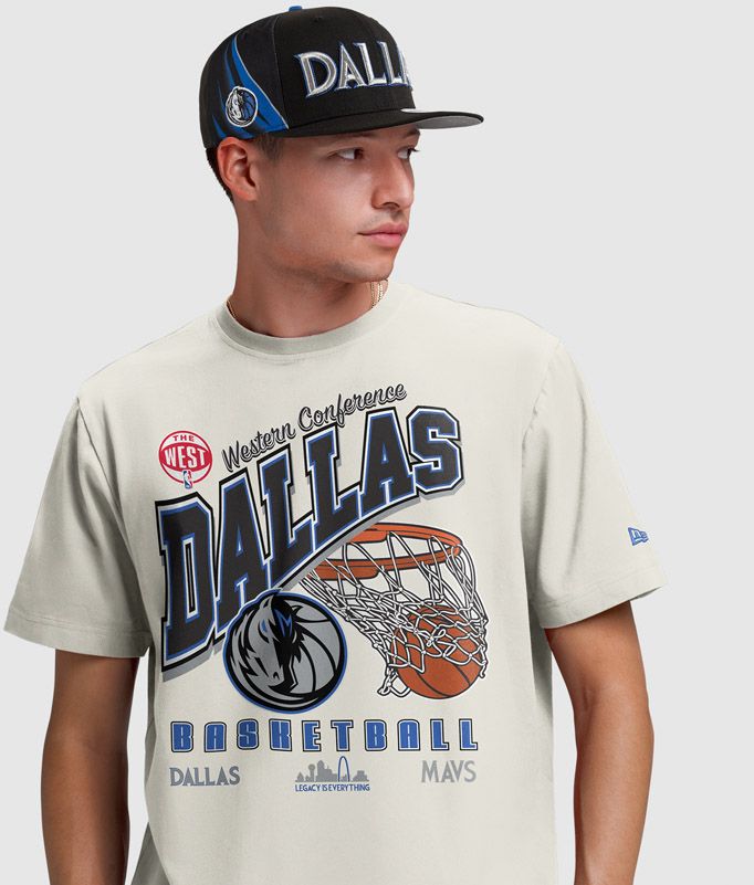 New Era Adult 2025-26 City Edition Dallas Mavericks Puff Ink T-Shirt product image