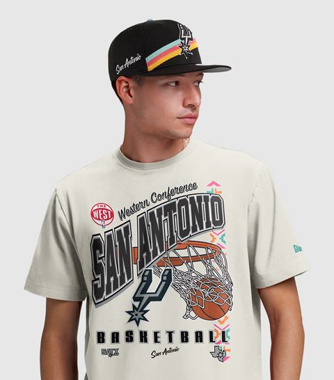 New Era Adult 2025-26 City Edition San Antonio Spurs Puff Ink T-Shirt product image