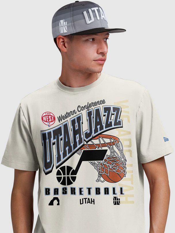 New Era Adult 2025-26 City Edition Utah Jazz Puff Ink T-Shirt product image