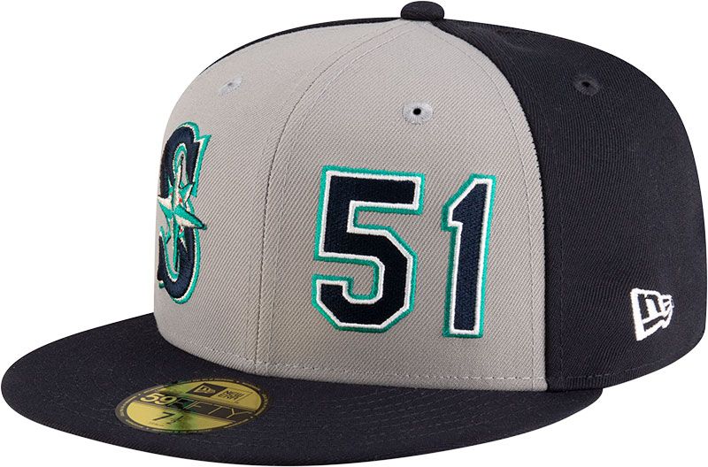 New Era Adult Seattle Mariners Navy Ichiro Suzuki Hall of Fame Collection 59Fifty Fitted Hat product image